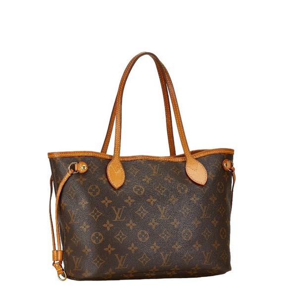 Louis Vuitton PM Monogram Neverfull Brown Bag Tote - Picture 1 of 12